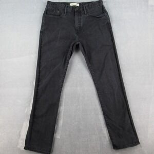 Gap‎ 1969 Athletic Fit Mens Jeans 30x30 Black Faded Gap For Good Denim Pants